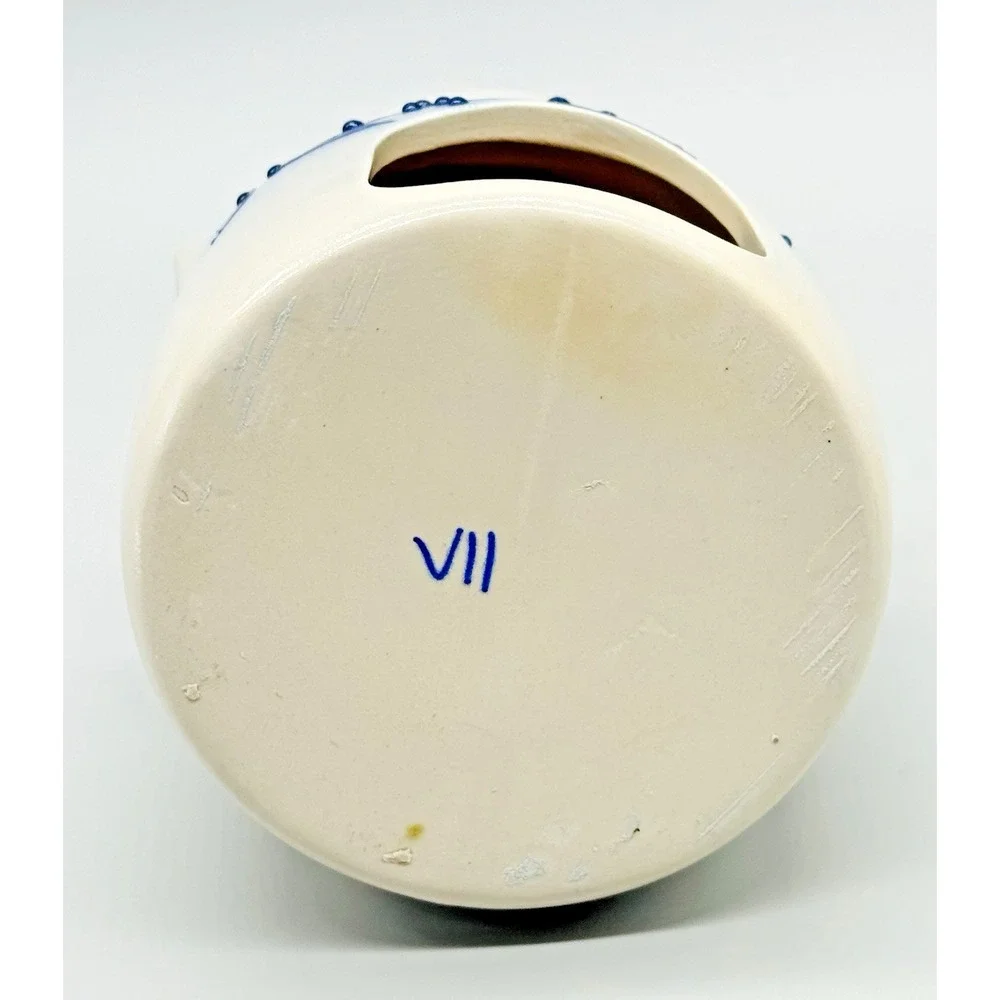 Salmon Falls Pottery Salt Glazed‎ Blueberry Vines Votive Wax Tart Oil Warmer